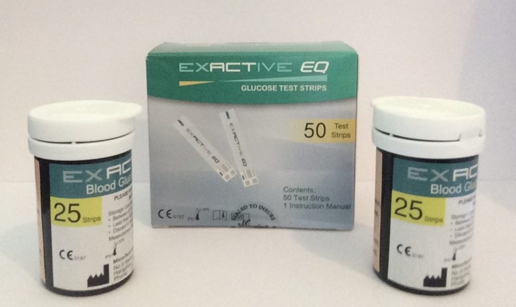 Exactive EQ Glucose Test Strips (50) Microtec Medical